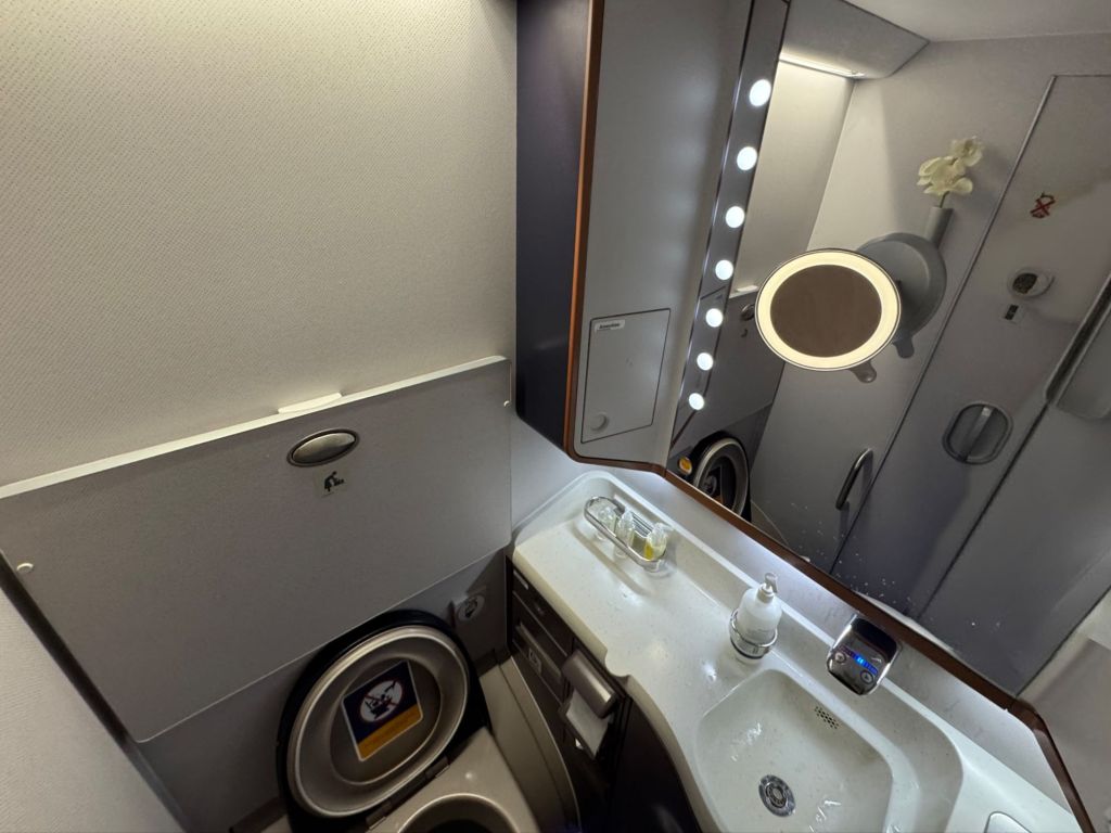 Toilet (2017J) - Singapore Airlines Airbus A380-800