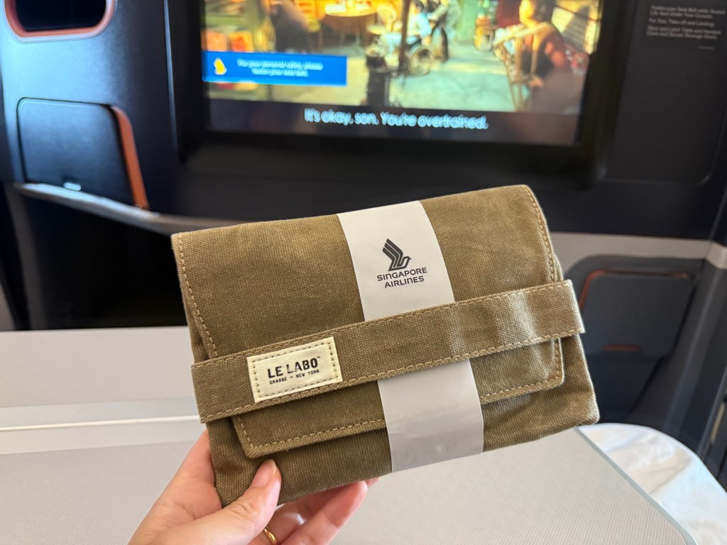New Le Labo Business Class Amenity Kit - Singapore Airlines