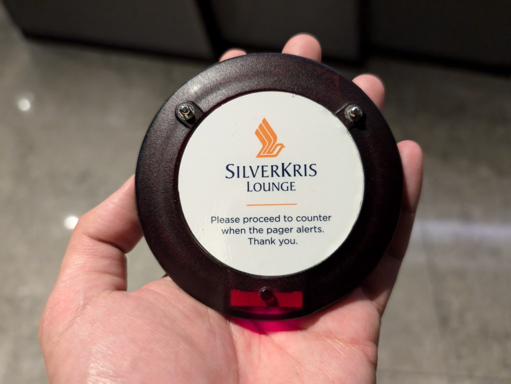 Bathroom Buzzer - SilverKris Lounge (T3)