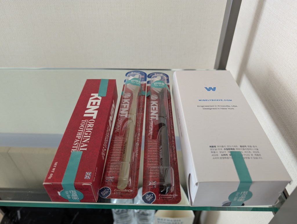 Chargable Dental Amenities - The Westin Josun Busan
